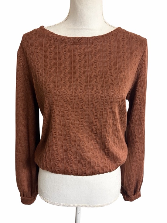 Altar'd State Sweaters - Altar’d State Women's Cable Knit Pullover Sweater - Brown